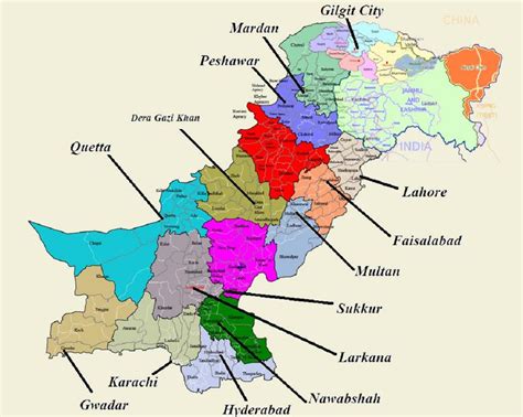 pakistan major cities